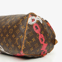 Louis Vuitton Limited Edition Chain Flower Speedy 30 Monogram Canvas Handbag
