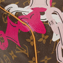 Louis Vuitton Limited Edition Chain Flower Speedy 30 Monogram Canvas Handbag