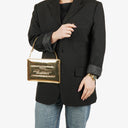 Louis Vuitton Limited Edition Gold Miroir Pochette Bag