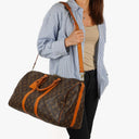 Louis Vuitton Malletier Keepall 45 Bandouliere Monogram Canvas Travel Bag