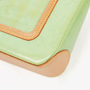 Louis Vuitton Mallory Square Monogram Peppermint Vernis Shouder Bag