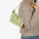Louis Vuitton Mallory Square Monogram Peppermint Vernis Shouder Bag