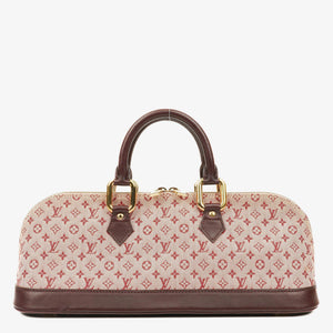 Sac à main long Mini Alma Monogram cerise Louis Vuitton