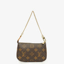 Louis Vuitton Mini Pochette Accessoires Monogram Canvas Clutch Handbag