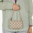 Louis Vuitton Mini Pochette Damier Azur Canvas