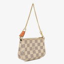 Louis Vuitton Mini Pochette Damier Azur Canvas