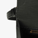 Louis Vuitton Monceau Black EPI Leather Handbag