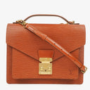 Louis Vuitton Monceau Brown EPI Leather Handbag