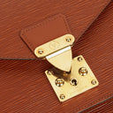 Louis Vuitton Monceau Brown EPI Leather Handbag