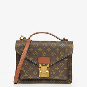 Sac à main Louis Vuitton Monceau en toile Monogram