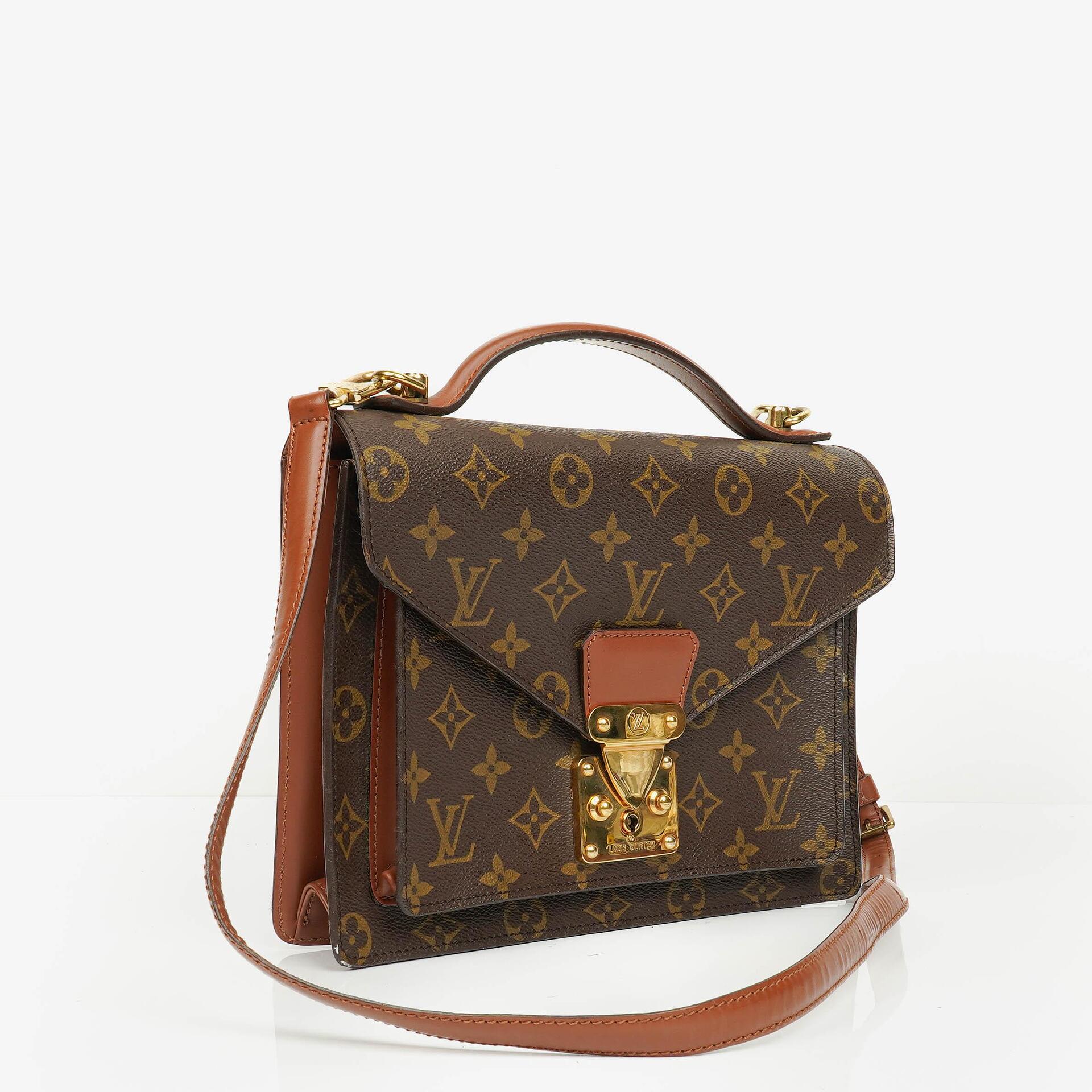 Louis Vuitton Monceau Monogram Canvas Handbag