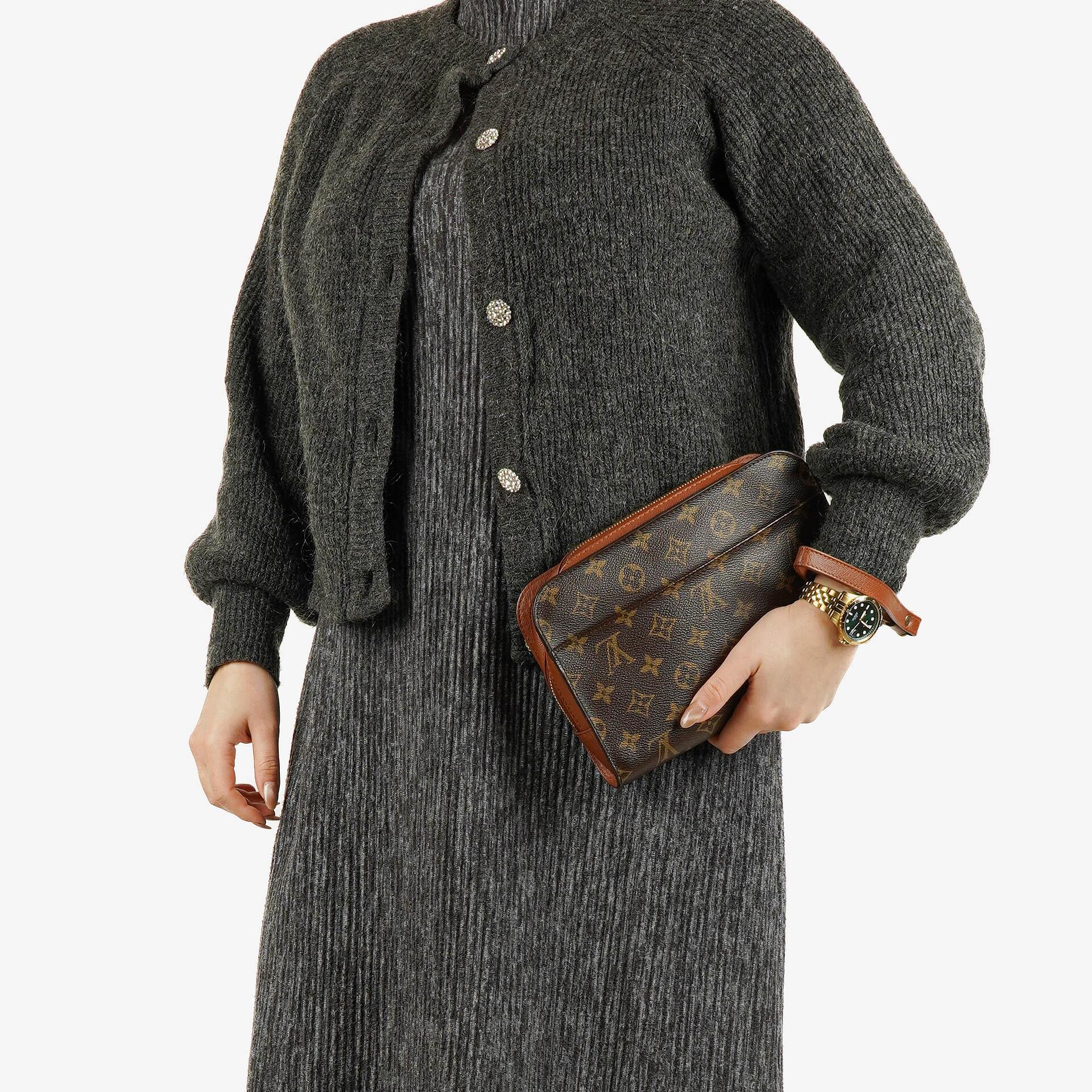 Louis Vuitton Monogram Canvas Orsay Clutch Bag