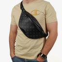 Louis Vuitton Monogram Eclipse Discovery Bumbag PM Belt Crossbody Bag