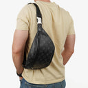 Louis Vuitton Monogram Eclipse Discovery Bumbag PM Belt Crossbody Bag