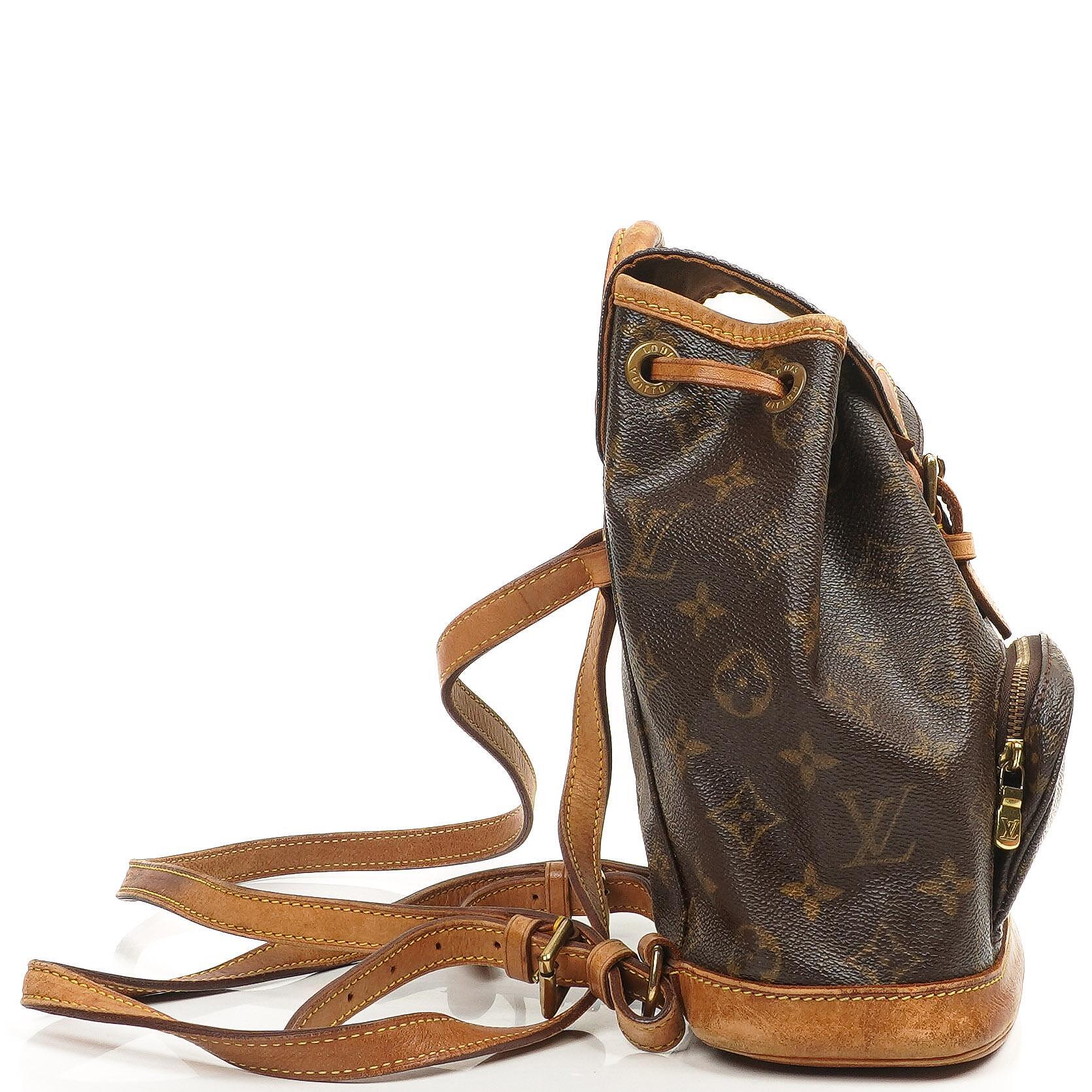 Louis Vuitton Montsouris Vintage PM Monogram Canvas Backpack