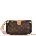 Louis Vuitton Multi Pochette Accessoires Monogram Canvas And Rose Clair Jacquard