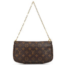 Louis Vuitton Multi Pochette Accessoires Monogram Canvas And Rose Clair Jacquard