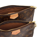 Louis Vuitton Multi Pochette Accessoires Monogram Canvas And Rose Clair Jacquard