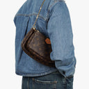 Louis Vuitton Multi Pochette Accessoires Monogram Canvas And Rose Clair Jacquard