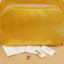 Louis Vuitton Murray Yellow Vernis Backpack