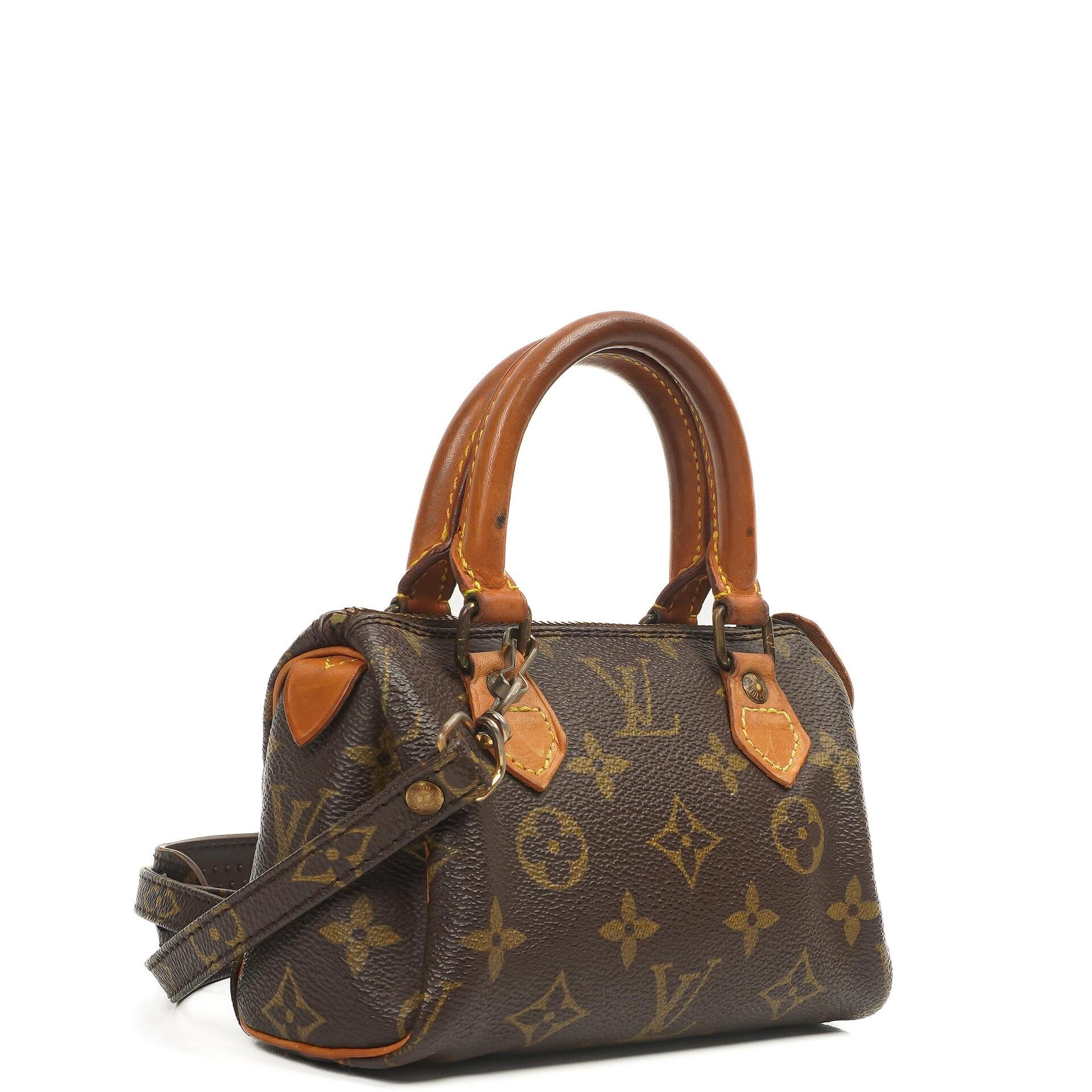 Louis Vuitton Nano Speedy Monogram Canvas Mini Bag