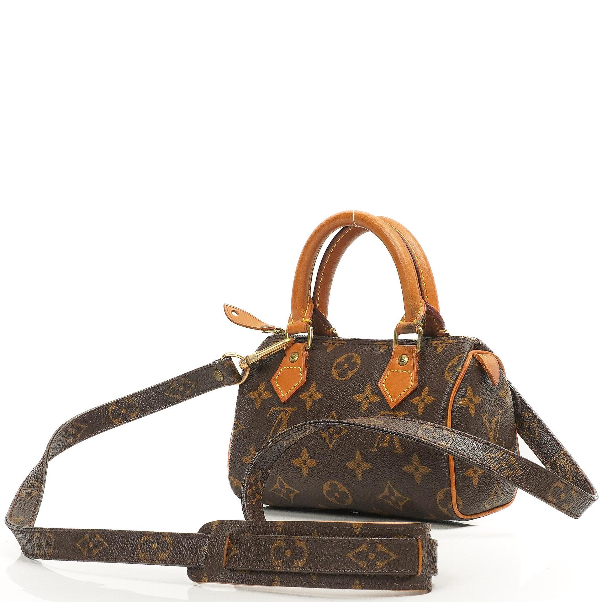 Louis Vuitton Nano Speedy Monogram Canvas Mini Bag