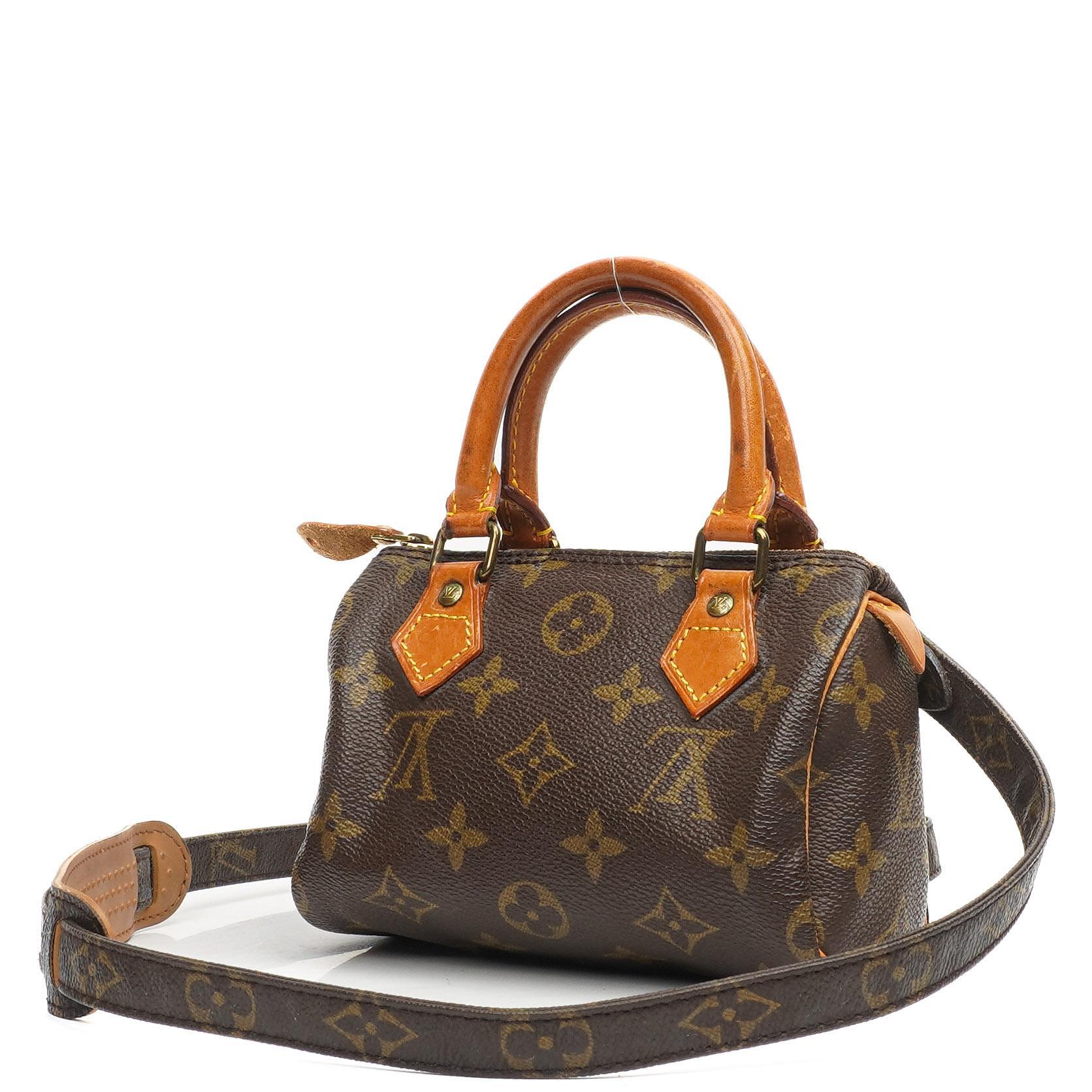Louis Vuitton Nano Speedy Monogram Canvas Mini Bag