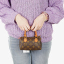 Louis Vuitton Nano Speedy Monogram Canvas Mini Bag