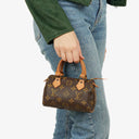 Louis Vuitton Nano Speedy Monogram Canvas Mini Bag