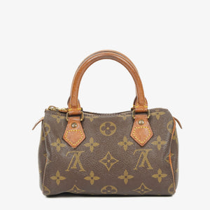 Mini sac Louis Vuitton Nano Speedy en toile Monogram