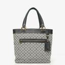 Louis Vuitton Navy Monogram Mini Lin Lucille GM Shoulder Bag
