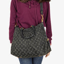 Louis Vuitton Neo Cabby GM Monogram Denim Bag Black