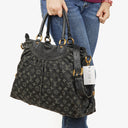 Louis Vuitton Neo Cabby GM Monogram Denim Bag Black