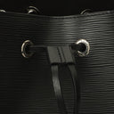 Louis Vuitton NéoNoé EPI Black Noir Drawstring Bucket Bag, 2020