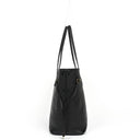 Louis Vuitton Neverfull MM Black Empreinte Leather Tote Bag