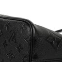 Louis Vuitton Neverfull MM Black Empreinte Leather Tote Bag