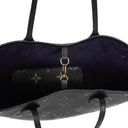 Louis Vuitton Neverfull MM Black Empreinte Leather Tote Bag