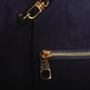 Louis Vuitton Neverfull MM Black Empreinte Leather Tote Bag