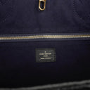 Louis Vuitton Neverfull MM Black Empreinte Leather Tote Bag