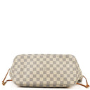 Louis Vuitton Neverfull MM Damier Azur Coated Canvas Tote Bag