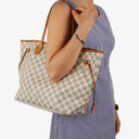 Louis Vuitton Neverfull MM Damier Azur Coated Canvas Tote Bag
