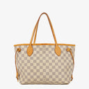 Louis Vuitton Neverfull PM Damier Azur Canvas Tote Bag