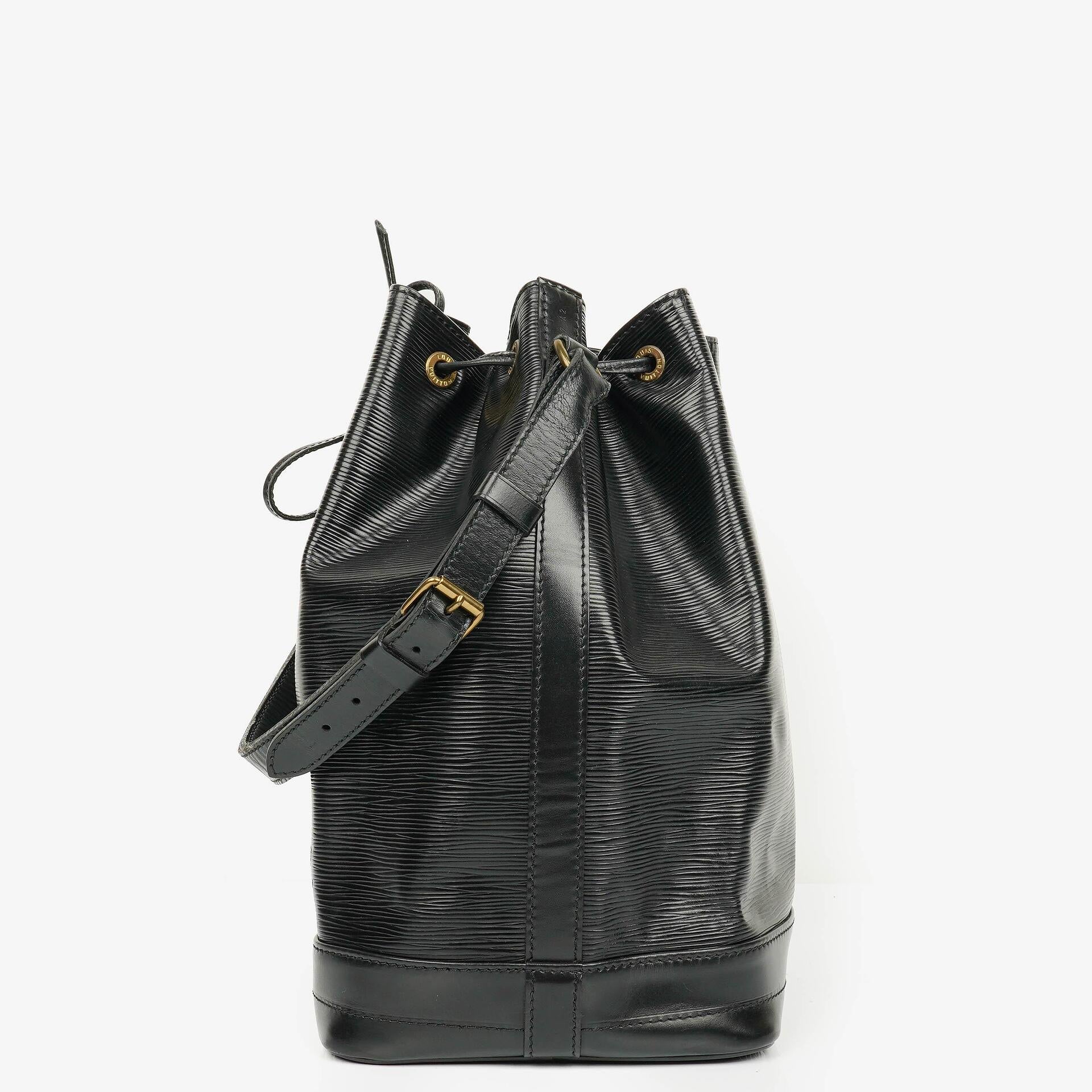 Louis Vuitton Noe GM Black EPI Leather Shoulder Bag