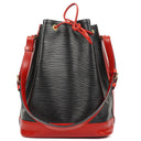 Louis Vuitton Noe Grande GM Black and Red Epi Leather Shoulder Bag