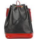 Louis Vuitton Noe Grande GM Black and Red Epi Leather Shoulder Bag