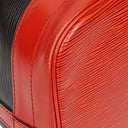 Louis Vuitton Noe Grande GM Black and Red Epi Leather Shoulder Bag