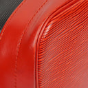 Louis Vuitton Noe Grande GM Black and Red Epi Leather Shoulder Bag