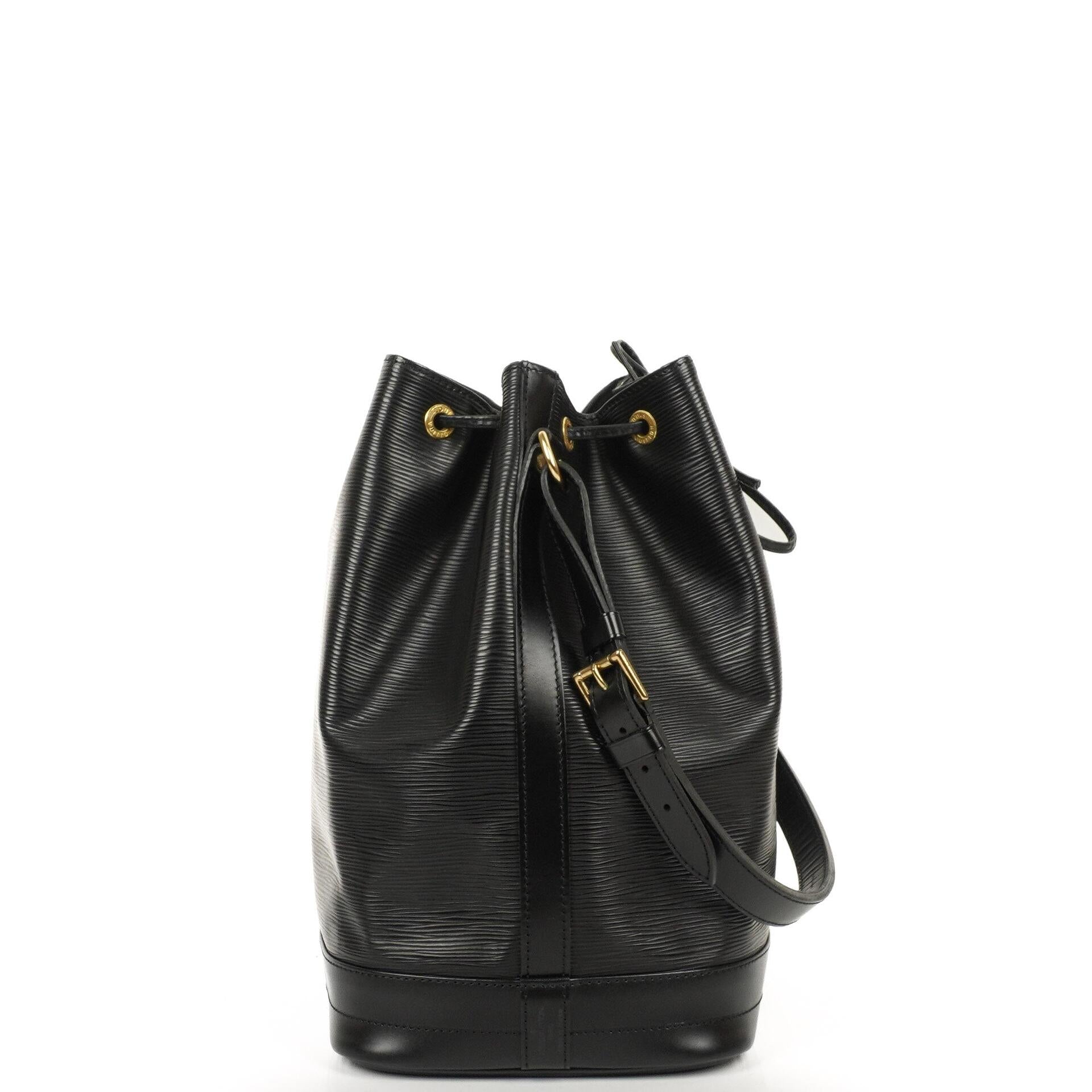 Louis Vuitton Noe Grande GM Black EPI Leather Shoulder Bag