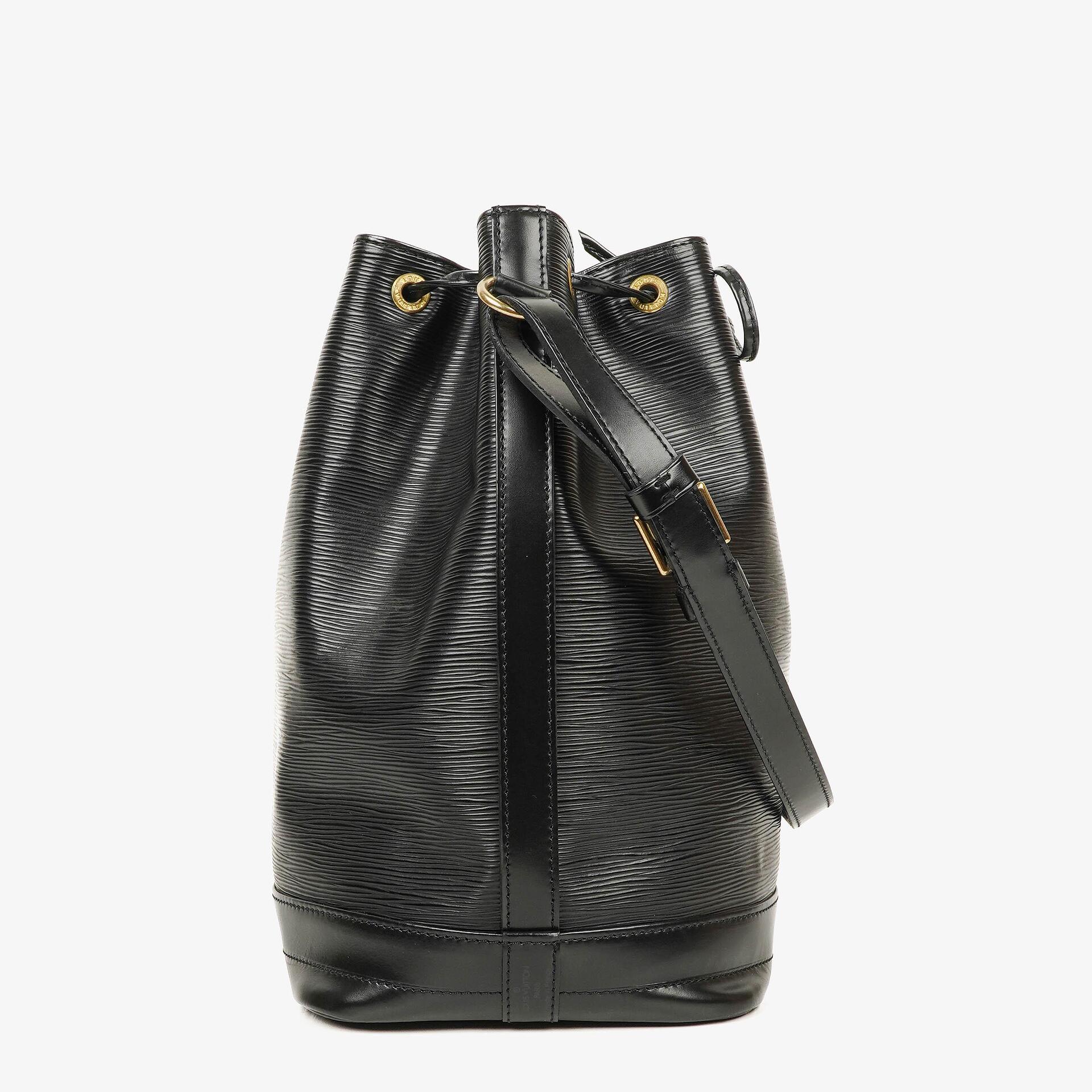 Louis Vuitton Noe Grande GM Black Epi Leather Shoulder Bag