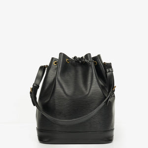 Sac Épaule Louis Vuitton Noe Grande GM en Cuir Epi Noir